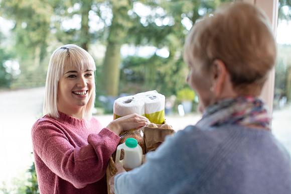Carer providing shopping services, Homecare Services in Uk
